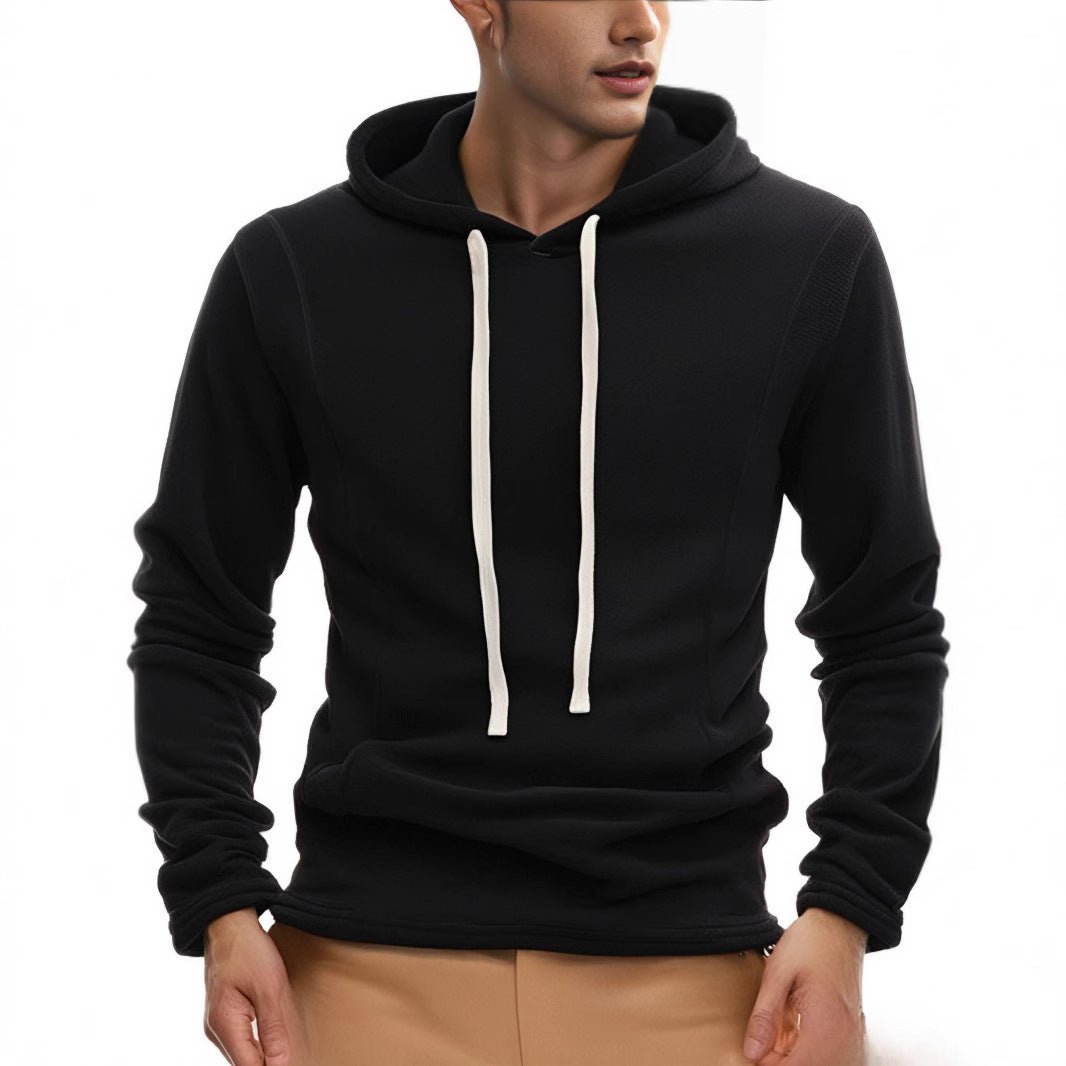 Herren Fleece Pullover Kapuzenjacke ModernSportlich