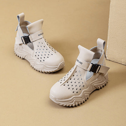 Damen Sandalen Bequem Luftig mit Riemen Modern