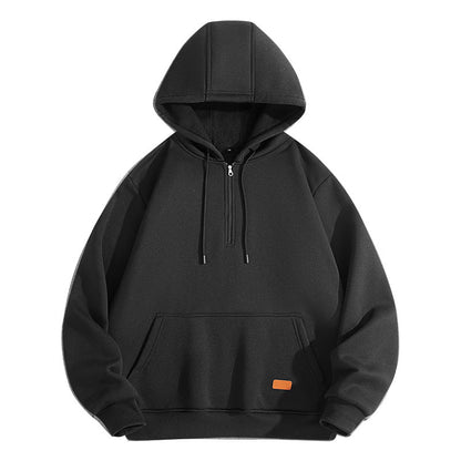 Herren Hoodie Bequem Halbzipper Modern Stylisch