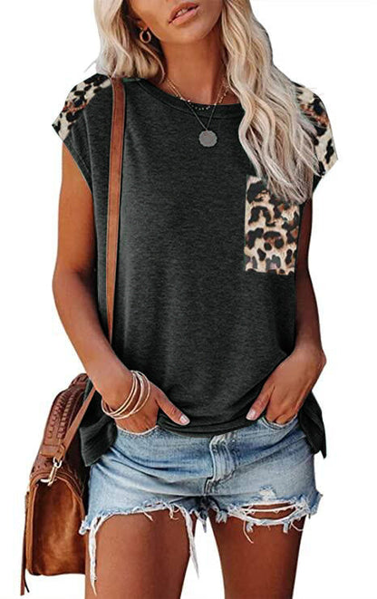 Damen T-Shirt Tiermotive Bequem Leicht