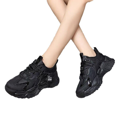 Damen Sneaker Sportlich Chunky Atmungsaktiv Laufschuhe