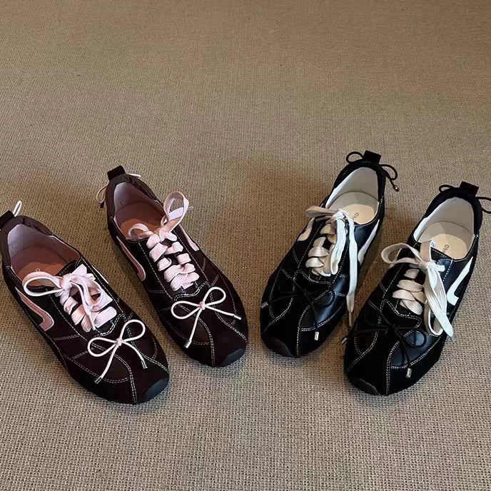 Damen Sneaker Laufschuhe Sportlich Atmungsaktiv Mit Schnürsystem