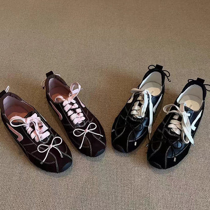 Damen Sneaker Laufschuhe Sportlich Atmungsaktiv Mit Schnürsystem