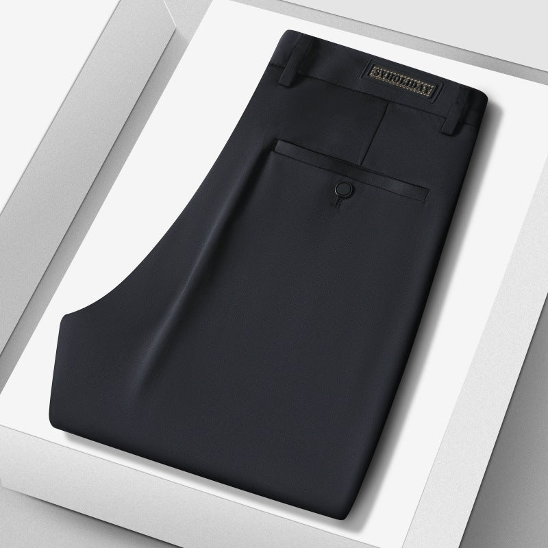 Herren Anzughose Elegant Modern Schnitt Mit Taschen