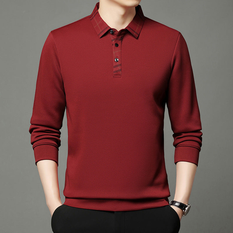 Herren Poloshirt Modern Strukturiert Kragen Qualität