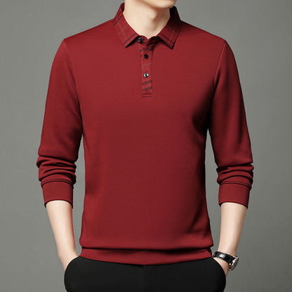 Herren Poloshirt Modern Strukturiert Kragen Qualität