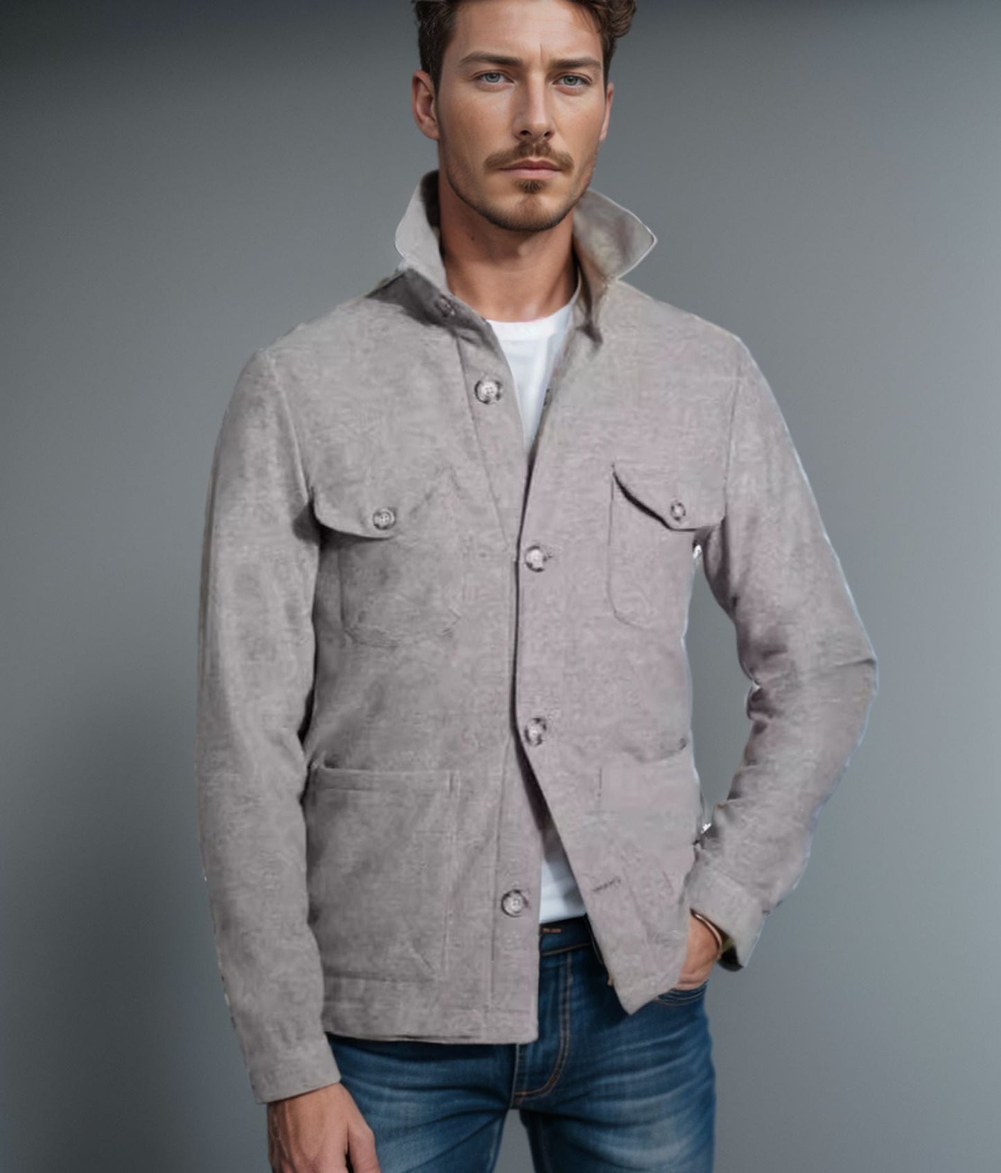 Herren Winterjacke Stylisch Warm Modern