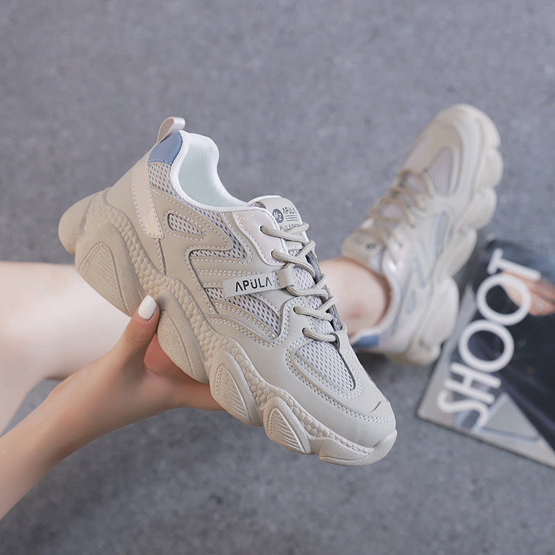 Damen Sneaker Chunky atmungsaktiv mit Weichsohle