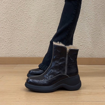 Damen Winterstiefel Bequem Rutschfest Moderne