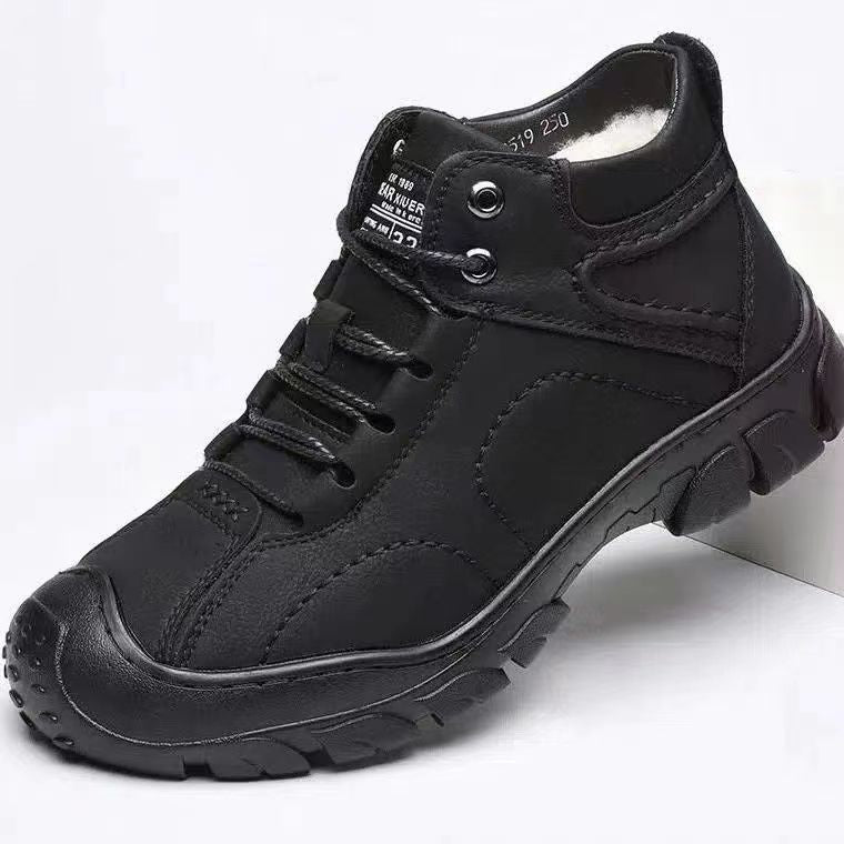 Wanderschuhe Damen Outdoor Stiefelette Warm Rutschfest