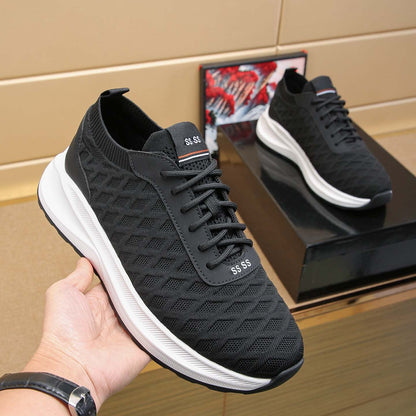 Damen Sneaker Sportlich mesh atmungsaktiv Laufschuhe