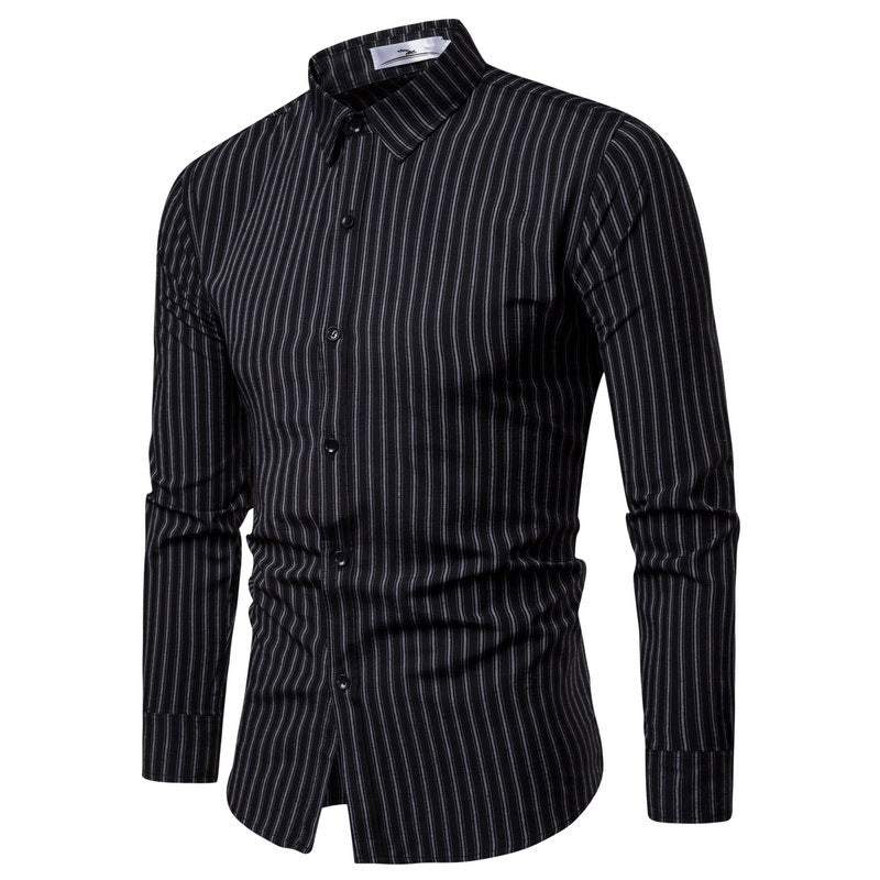 Elegantes Langarm-Hemd Herren Berlin Stil