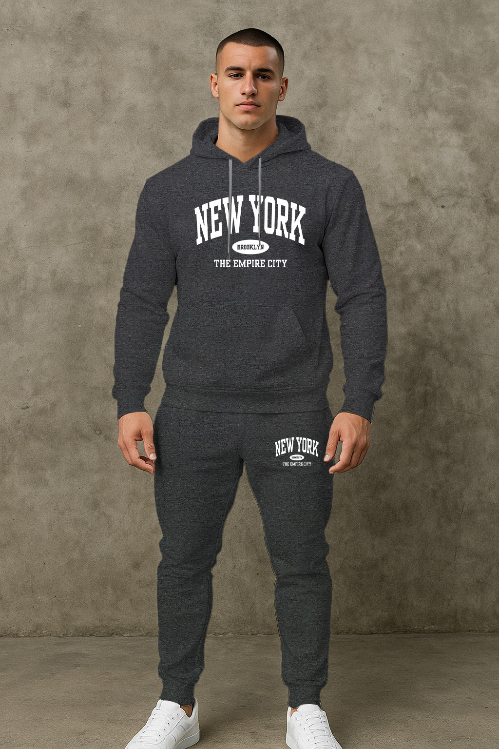 Herren Jogginganzug Sportlich Bequem Modern