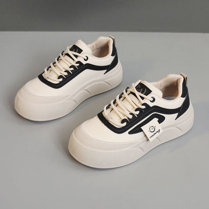 Damen Sneaker Plateau Bequem Rutschfest