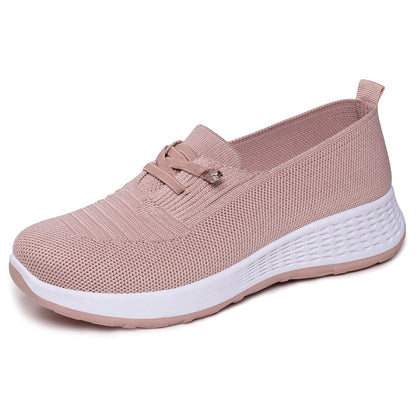 Damen Sneaker Bequem Elastisch Sportschuhe Frauen