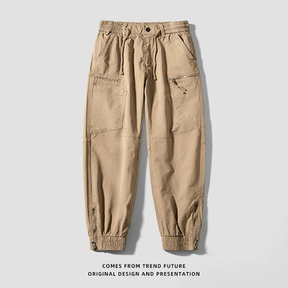Herren Cargo-Hose Multifunktionshose Elastisch Vieltaschig