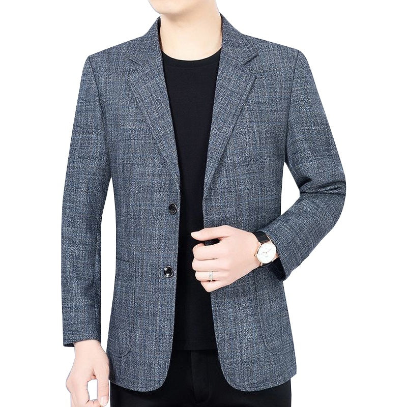 Herren Slimfit Jacke Elegant Muster Modern Style
