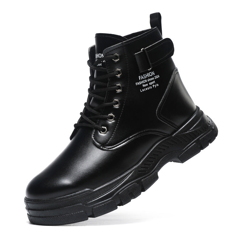 Herren Stiefel Modern Leder Braun