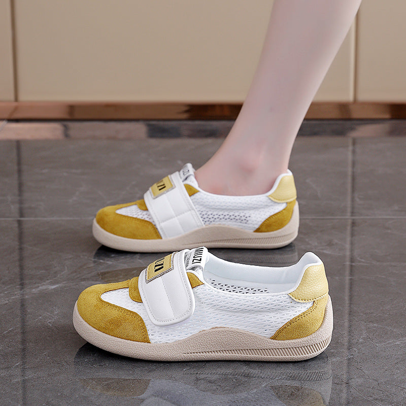Damen Sneaker Freizeitschuhe Atmungsaktiv Netzdesign Elastisch