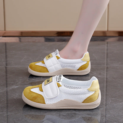 Damen Sneaker Freizeitschuhe Atmungsaktiv Netzdesign Elastisch