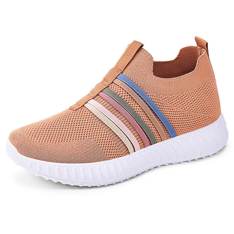 Damen Sneaker Atmungsaktiv Flexibel Sportlich Elastisch