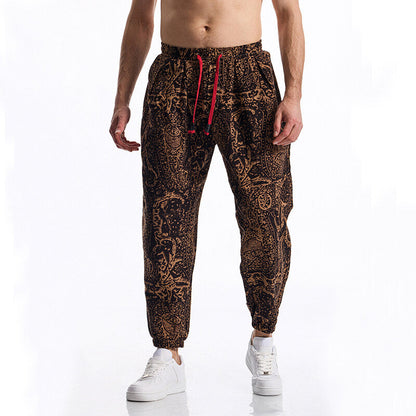 Herren Hosen Freizeit Moderner Floralmuster Stil