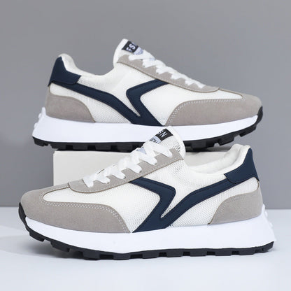Damen Sneaker Sportlich Atmungsaktiv Netzmaterial