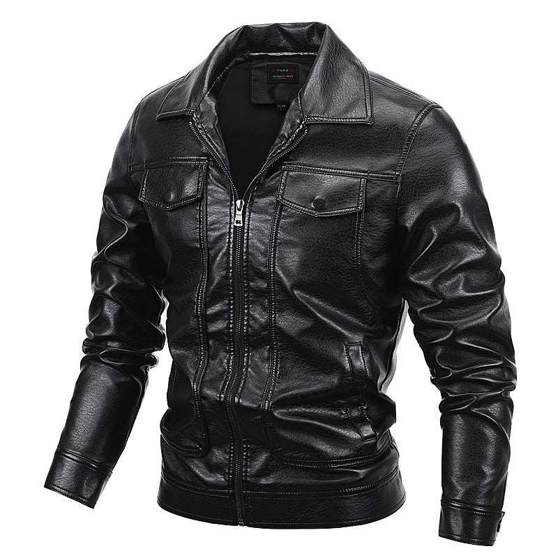 Lederjacke Herren Schwarz Modern Glamour - BerlinGlamour