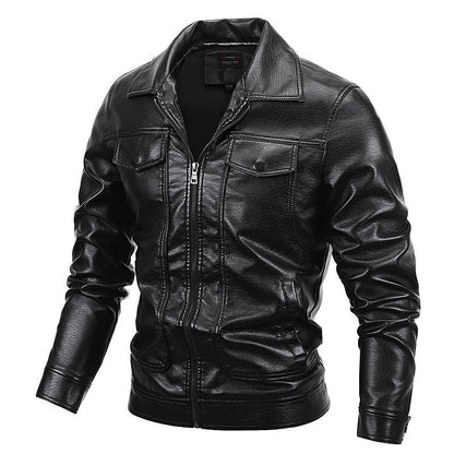 Lederjacke Herren Schwarz Modern Glamour - BerlinGlamour
