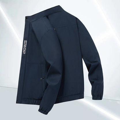 Herren Übergangsjacke Modern mit Verstellbaren Ärmeln und Taschen