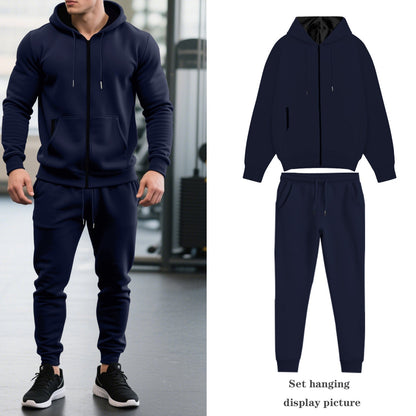 Herren Sportanzug Kapuze Taschen Modern Funktionell
