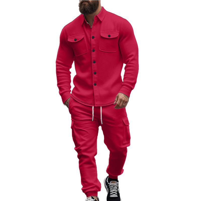 Herren Freizeit Set mit Taschen Modern Sportlich