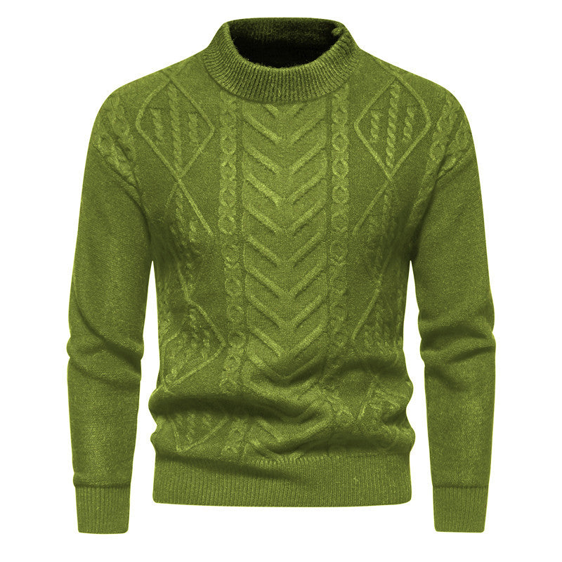 Herren Pullover Strick mit Muster Modern Geschmack