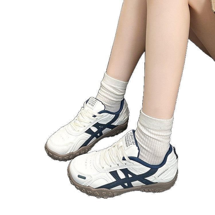 Damen Sneaker Sportlich Atmungsaktiv mit Gummisohle
