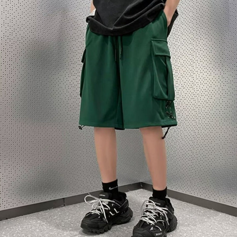 Herren Cargo Shorts Bequem Verstellbar Praktisch