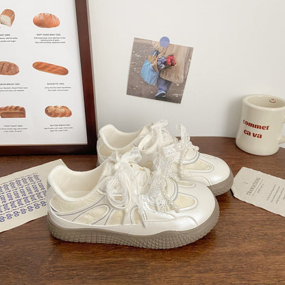 Damen Sneaker Sportlich mit Glamour-Akzenten