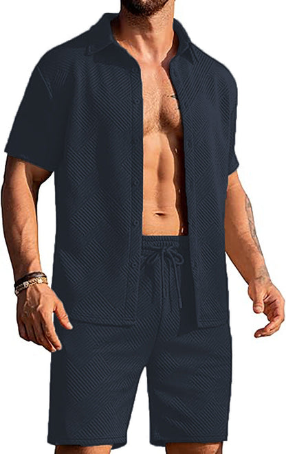 Moderne Kurzarmhose mit strukturiertem Design Berlin.