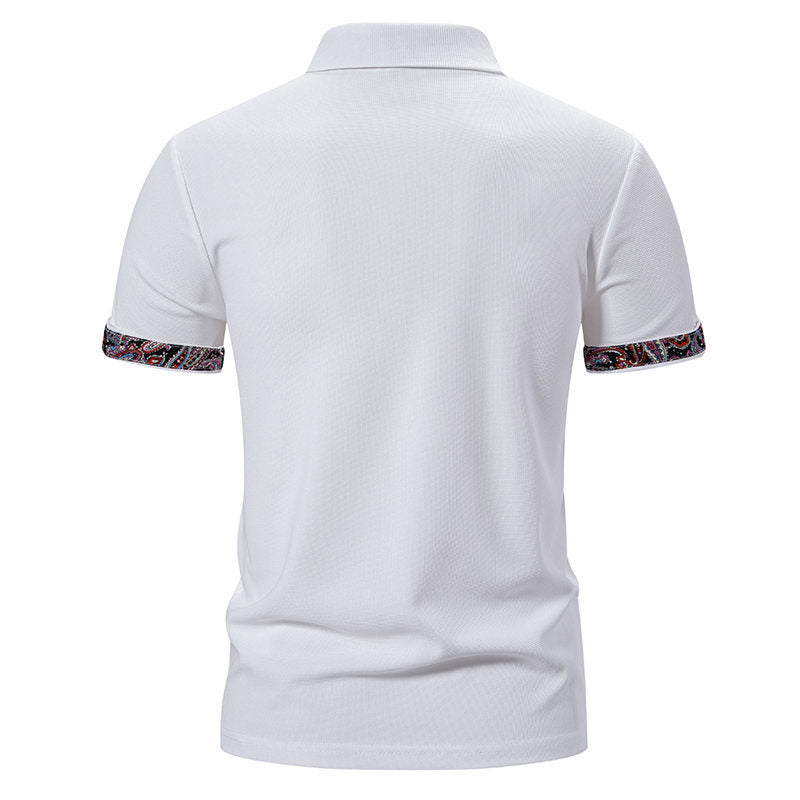 Herren Poloshirt Modern Bunt Kragen Komfortschnitt