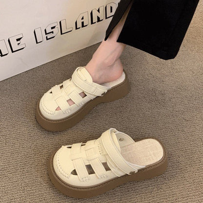 Damen Clogs Bequem Verstellbar Plateau Schuhe