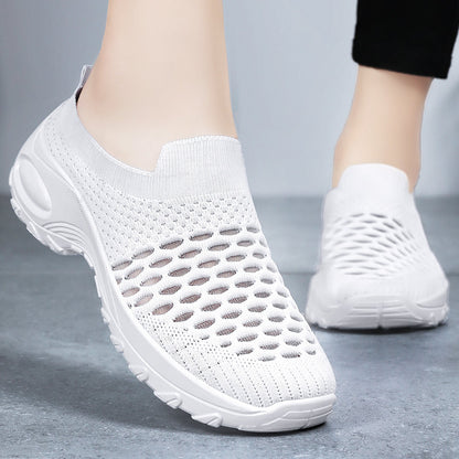 Damen Sportschuhe Atmungsaktiv Flexibel Sneaker Frauen - BerlinGlamour