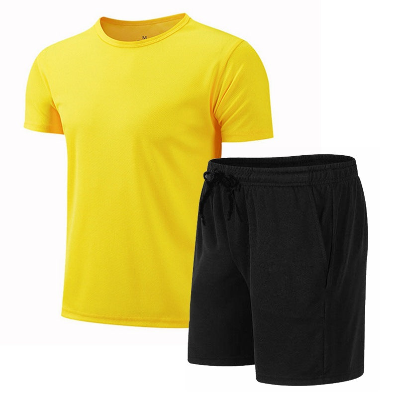 Herren Sportset Funktionsshirt und Laufshorts Sportlich