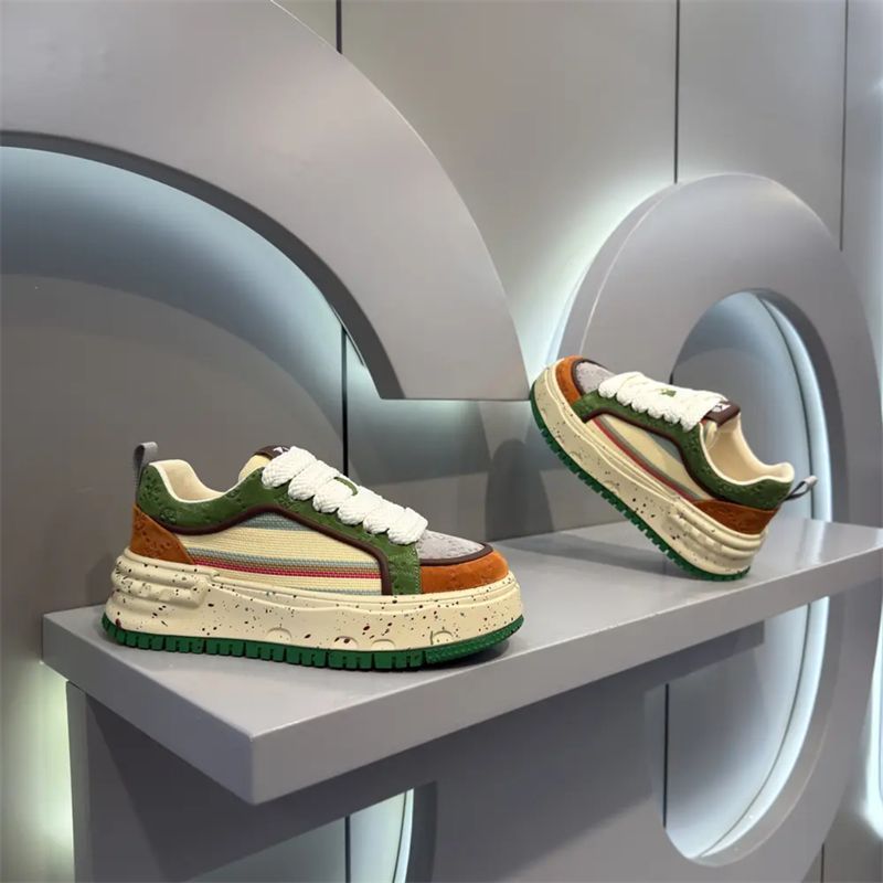 Damen Sneaker Chunky Mode Schuhe Bequem Strapazierfähig