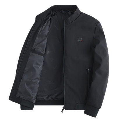 Herren Übergangsjacke Modern Reißverschluss Wasserabweisend
