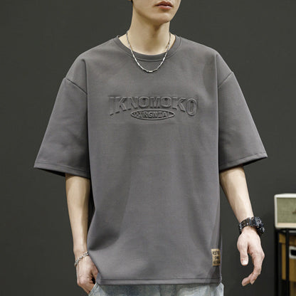 Herren T-Shirt Oversized mit Logo-Print Berlin Style