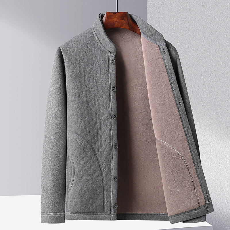 Herren Steppjacke Slim Fit schmal Kragen Modern