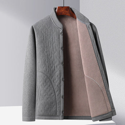 Herren Steppjacke Slim Fit schmal Kragen Modern
