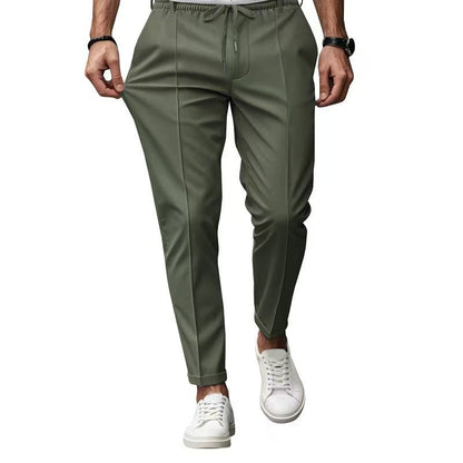Herren Freizeithose Elegant Elastisch Mit Taschen