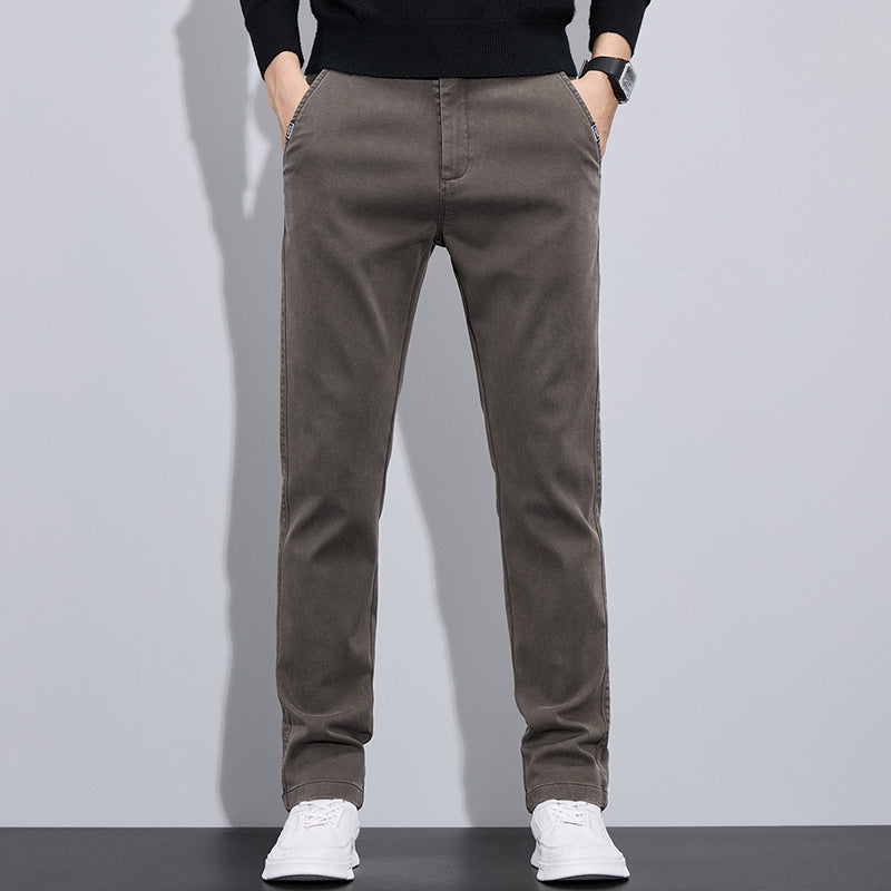 Herren Chinos Slim Fit mit Taschen Elegant Modern