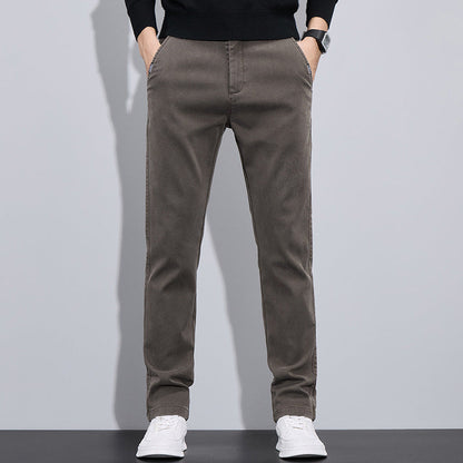 Herren Chinos Slim Fit mit Taschen Elegant Modern