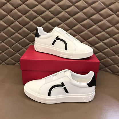 Damen Sneaker Sportlich Elastisch Slip On Schuhe Modern